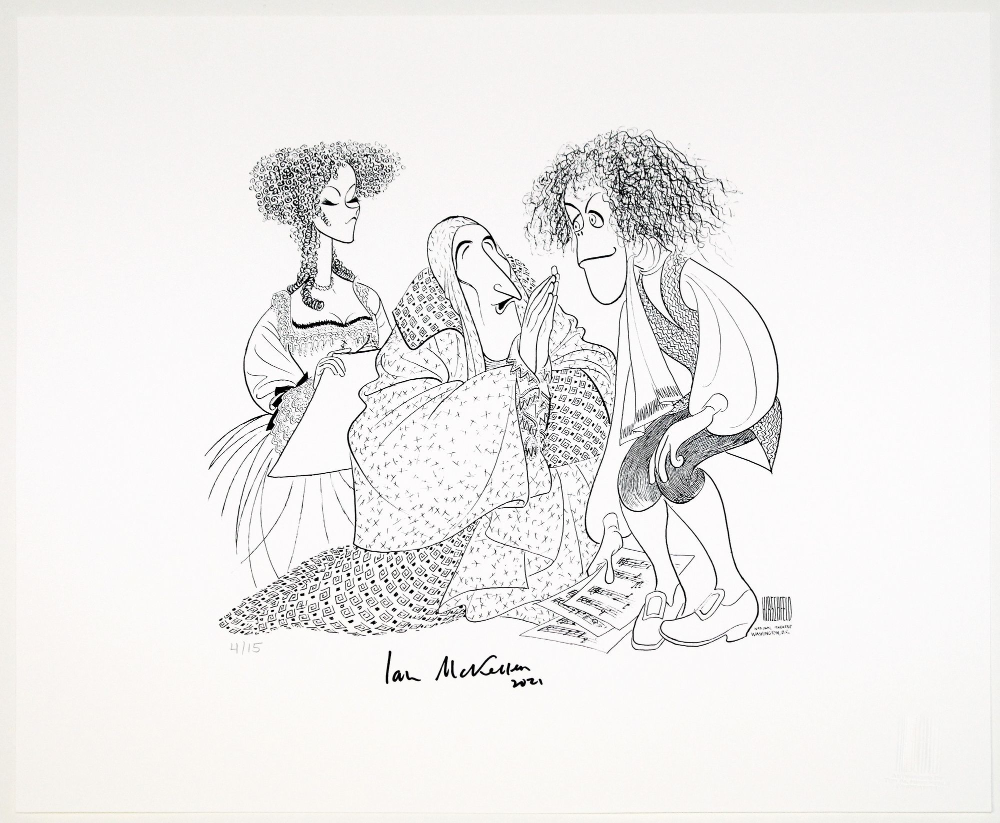 Limited-edition signed Al Hirschfeld prints being auctioned to benefit ...